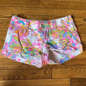 Lilly Pulitzer Multicolor Tropical Print Shorts